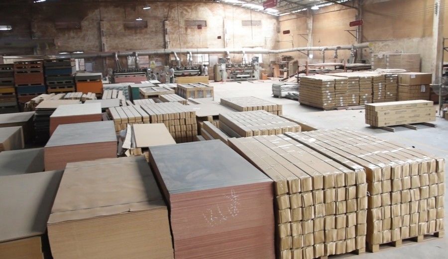 Guangzhou Wuyang Yiguan Acoustic Materials Co., Ltd. উত্পাদক উত্পাদন লাইন