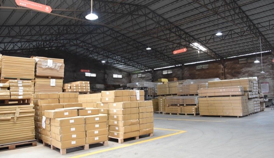 Guangzhou Wuyang Yiguan Acoustic Materials Co., Ltd. উত্পাদক উত্পাদন লাইন