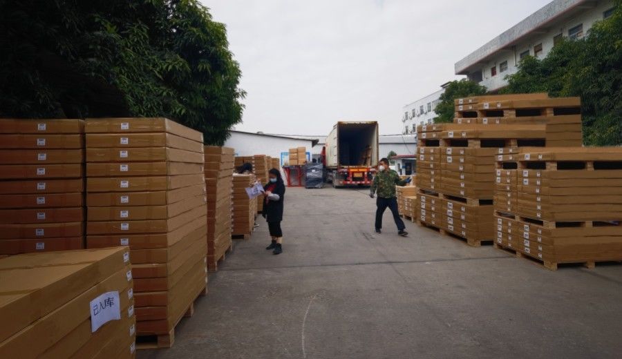 Guangzhou Wuyang Yiguan Acoustic Materials Co., Ltd. উত্পাদক উত্পাদন লাইন