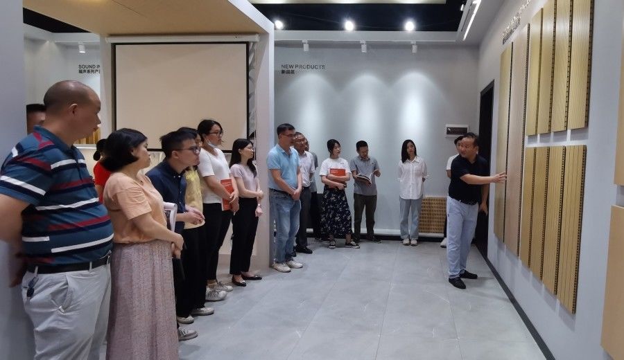 Guangzhou Wuyang Yiguan Acoustic Materials Co., Ltd. উত্পাদক উত্পাদন লাইন