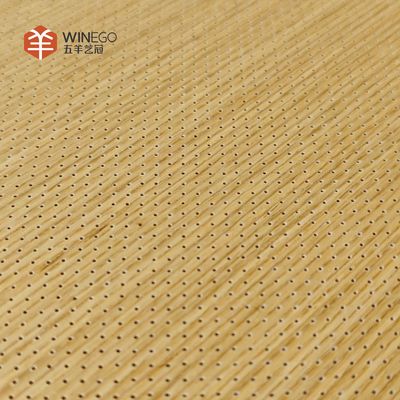 Veneer Micro Perforated Acoustic Wall Panels For Studio Wall Applications