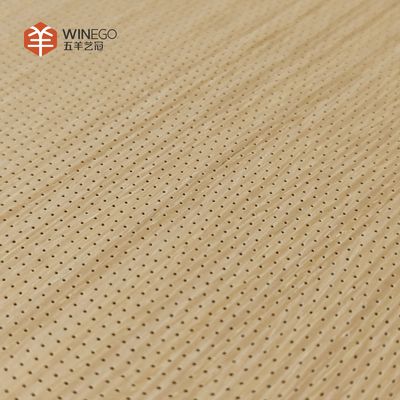 Eco Friendly Micro Perforated Sound Panels With Veneer For Home And Commercial